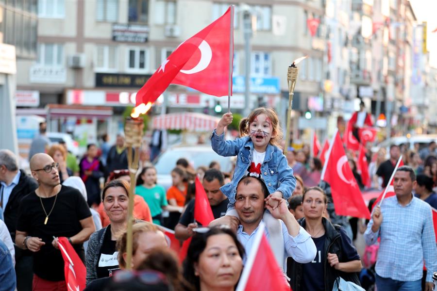 19 MAYIS’IN 104. YILINDA NARLIDERE TEK YÜREK OLDU