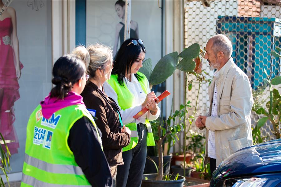 NARLIDERE’DE ESNAFIN İHTİYAÇLARI YERİNDE TESPİT EDİLİYOR