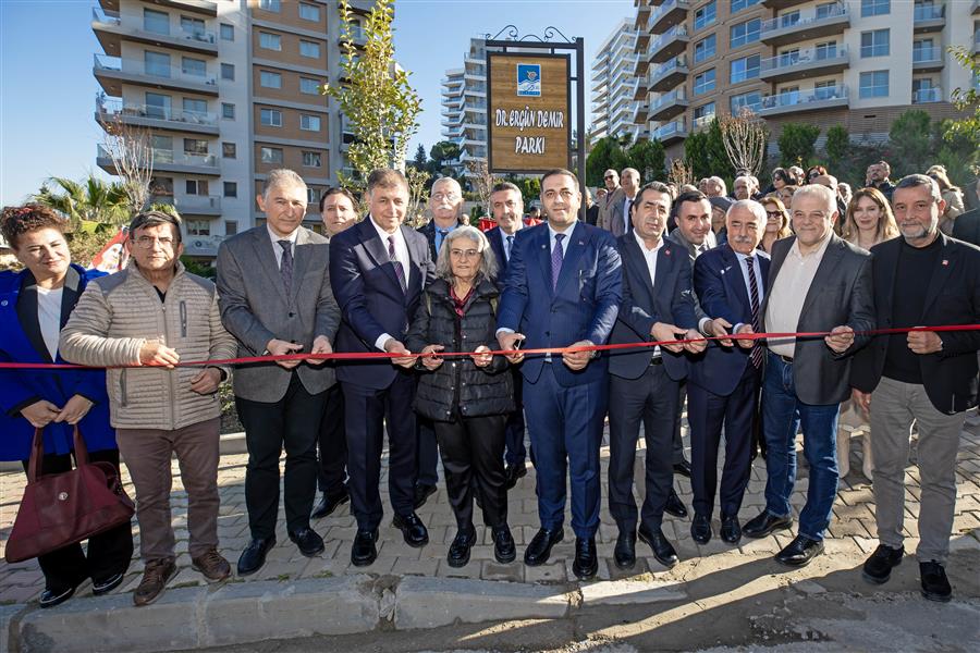 HALK SAĞLIĞININ MÜCADELE İSMİ DR. ERGÜN DEMİR’İN İSMİ NARLIDERE’DE ÖLÜMSÜZLEŞTİ