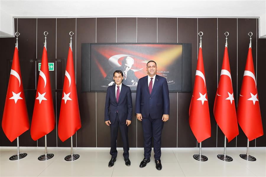BAŞKAN ERMAN UZUN'DAN KAYMAKAM KADİR TANER ESER'E ZİYARET
